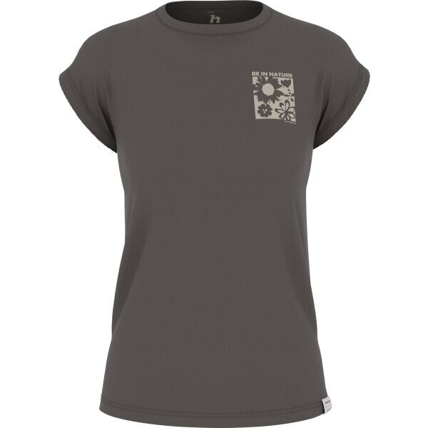 Hannah CLAIR Dámské tričko z organické bavlny, hnědá, velikost