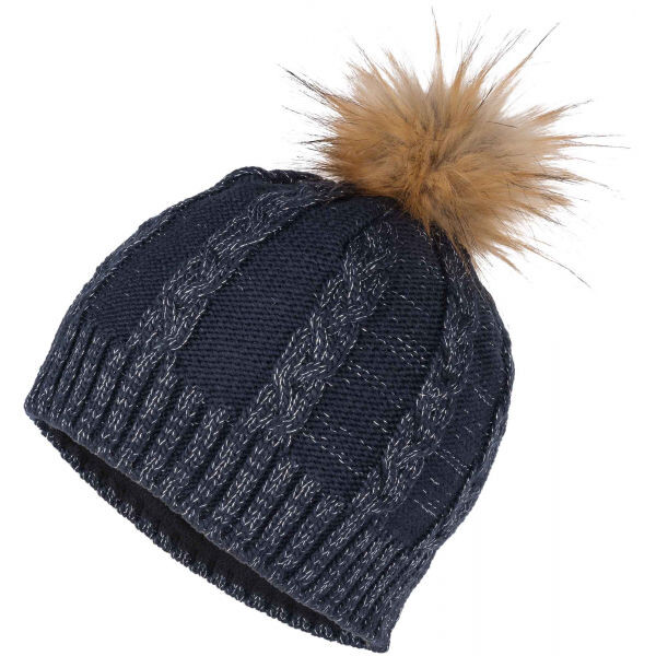 Lotto CORSOLA Dívčí pletená čepice, černá, velikost