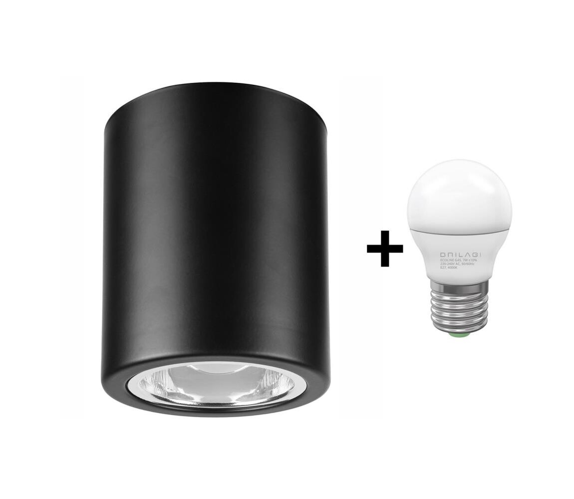 LED Bodové svítidlo TACO 1xE27/15W/230V černá