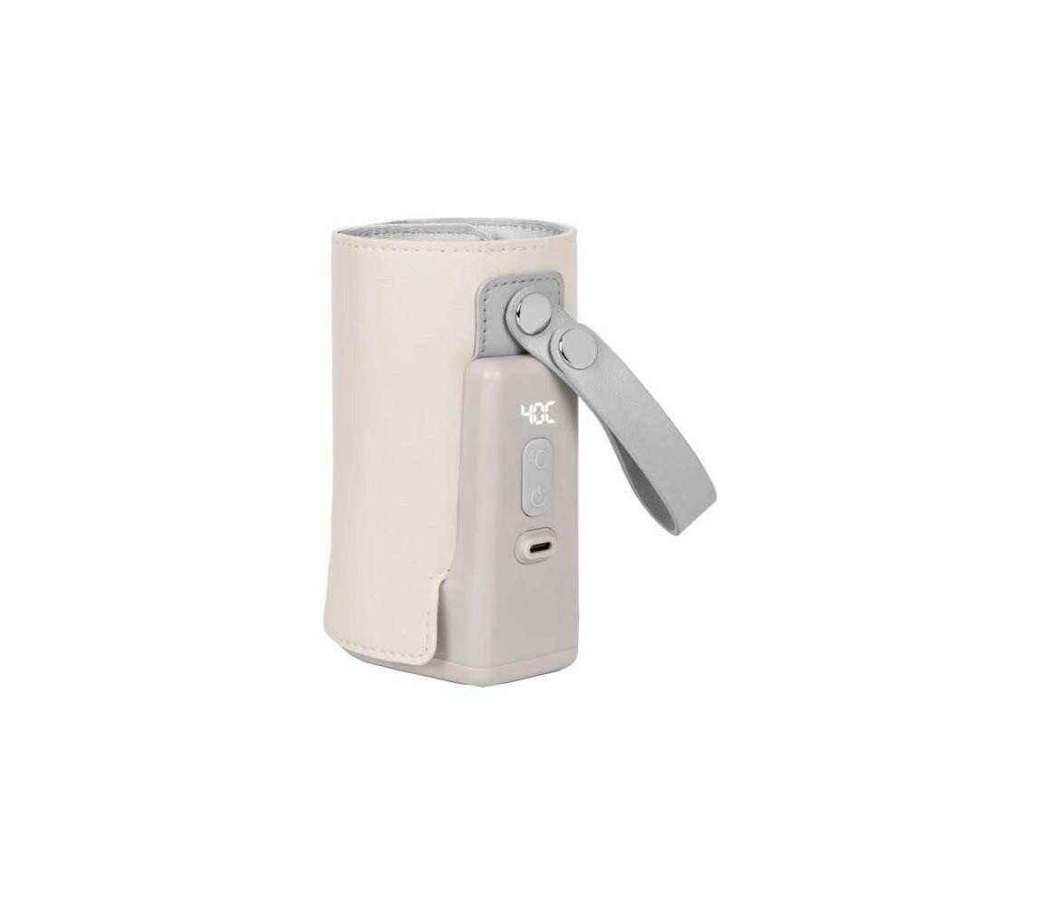 Lionelo Lionelo - Nabíjecí ohřívač lahví THERMUP GO PLUS 10W/5V béžová