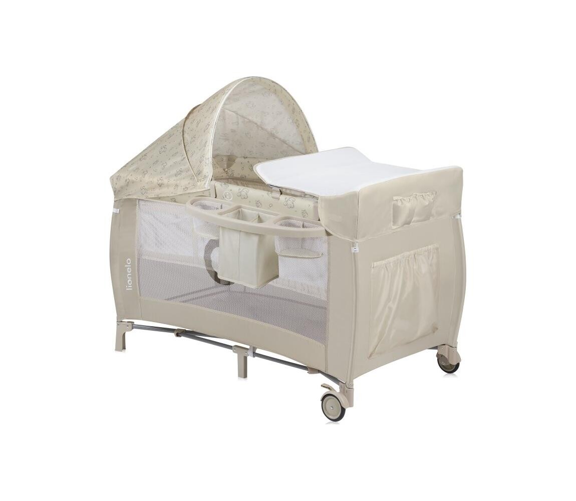 Lionelo Lionelo - Cestovní postýlka SVEN PLUS béžová