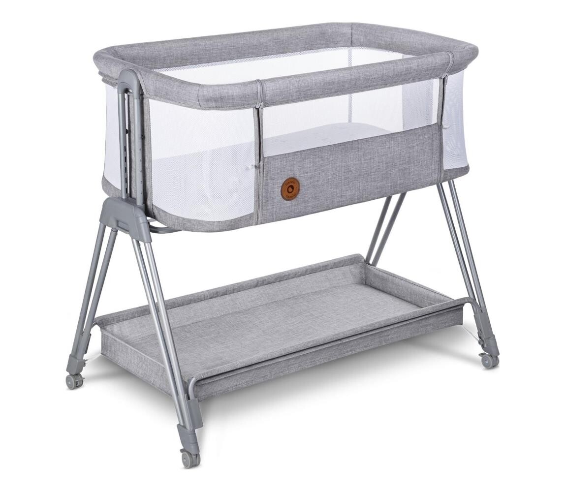 Lionelo Lionelo - Dětská postýlka LUNA šedá