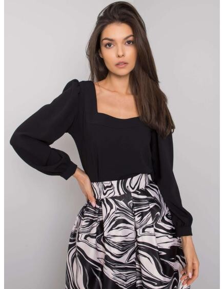 Dámská halenka s dlouhým rukávem Redmond RUE PARIS černá