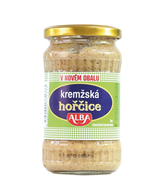 ALBA Hořčice kremžská 340 g DMT 10/2025