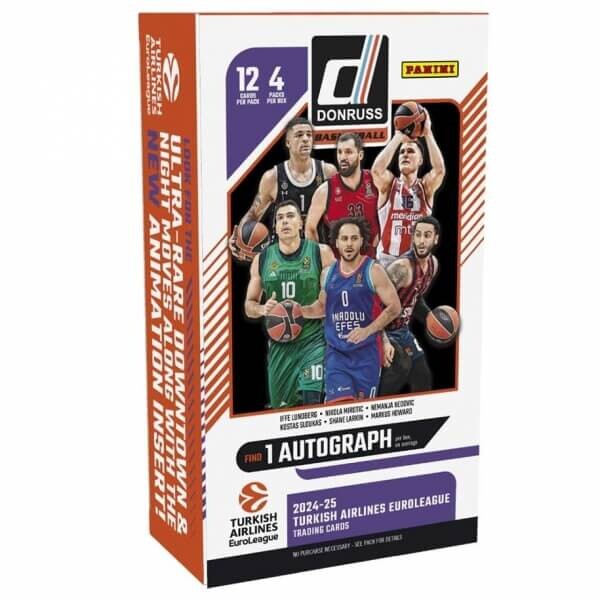 2024-2025 Donruss Euroleague Basketball Hobby Box
