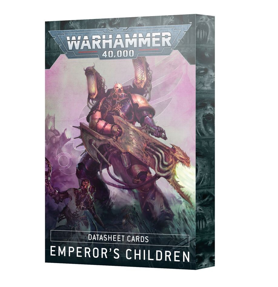 Games Workshop Warhammer 40000: Emperor's Children: Datasheet Cards EN