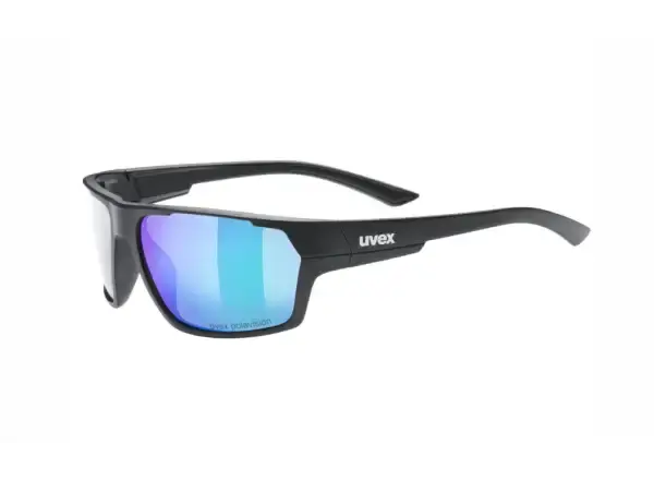 Uvex Sportstyle 233 Polavision brýle Black Matt/Mirror Green