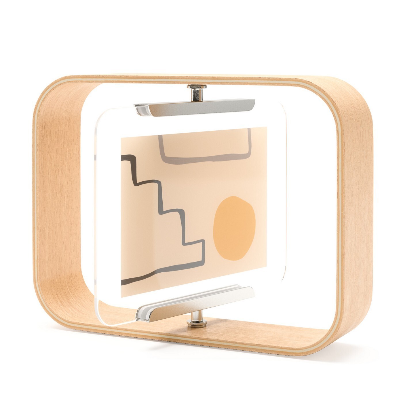 Otočný rámeček na fotografie 10x15 cm Umbra Bellwood - přírodní