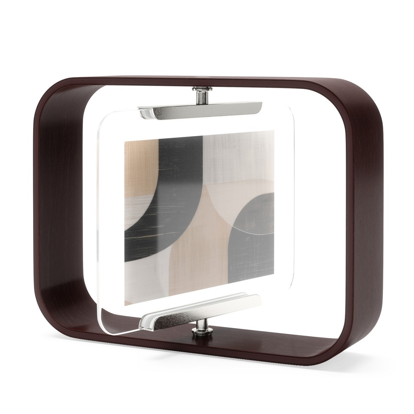 Otočný rámeček na fotografie 10x15 cm Umbra Bellwood - ořechový