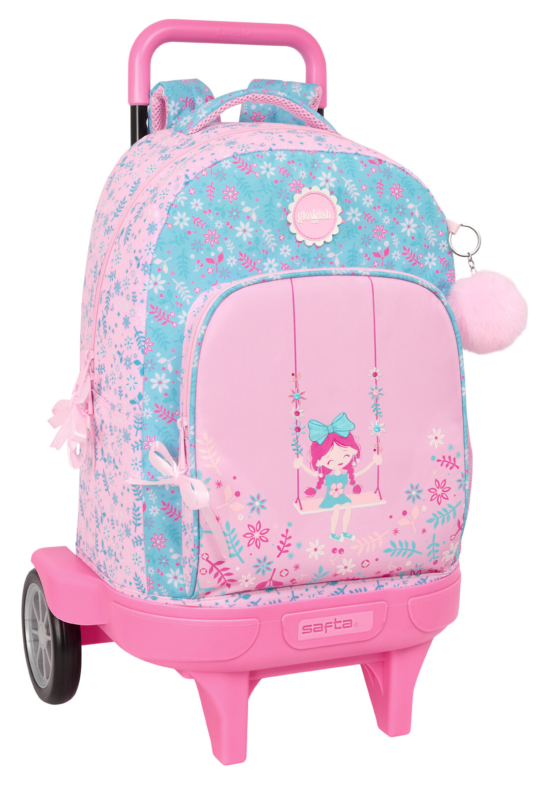 Školní batoh na kolečkách Safta Glowlab Kids 