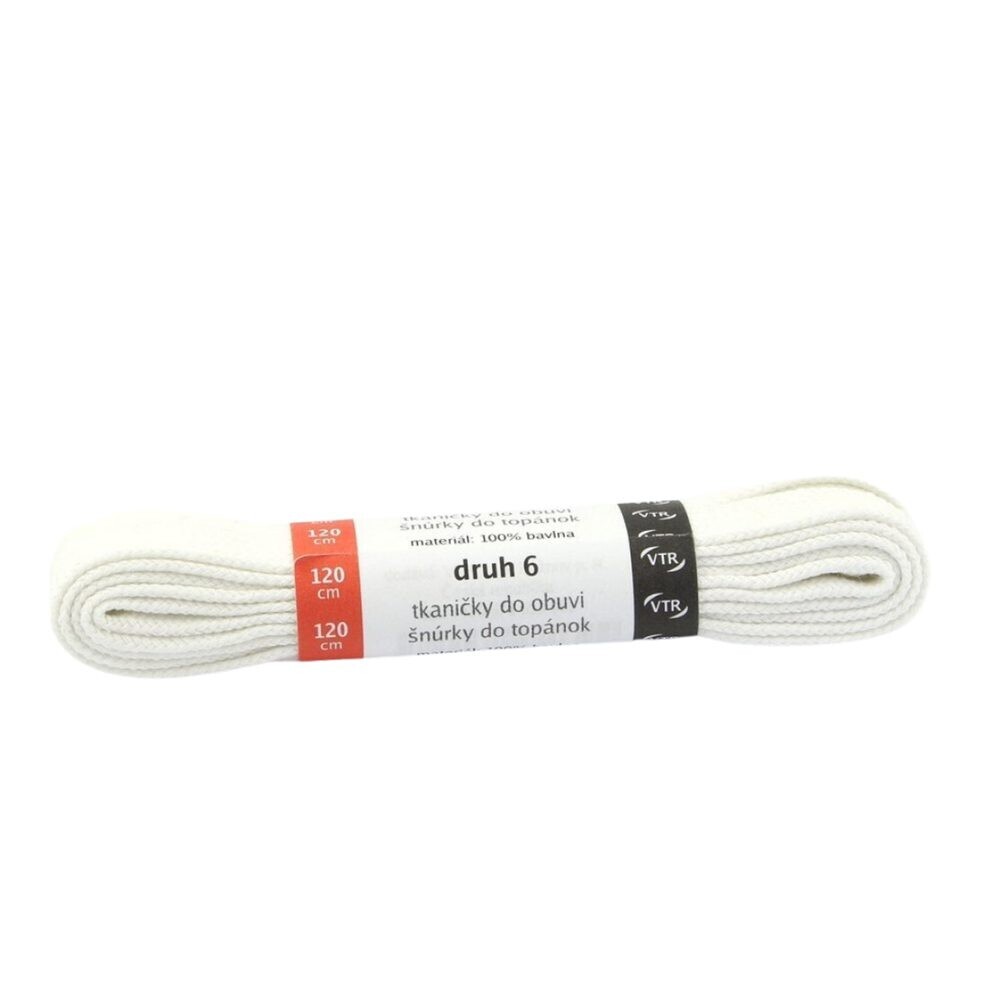 VTR TKANIČKY BAVLNĚNÉ PLOCHÉ 90 CM Bílé