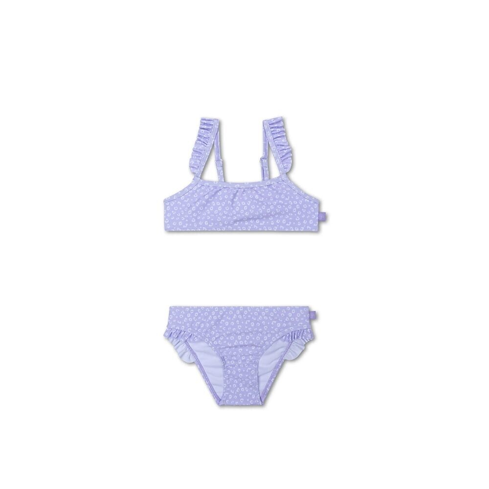 BIKINY S UPF 50+ Lila Leopard