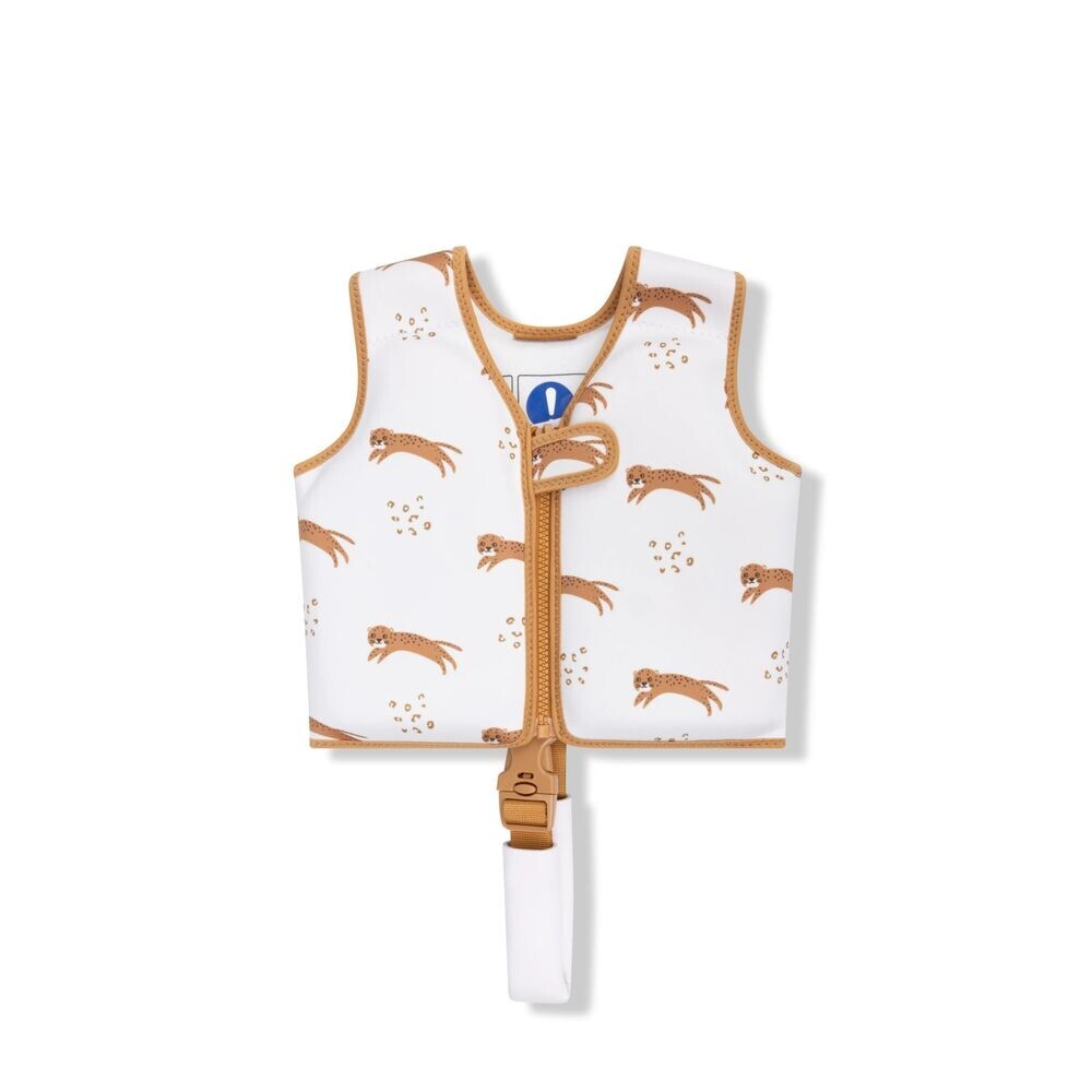 ZÁCHRANNÁ VESTA PRO DĚTI Brown Leopard 1-2 roky