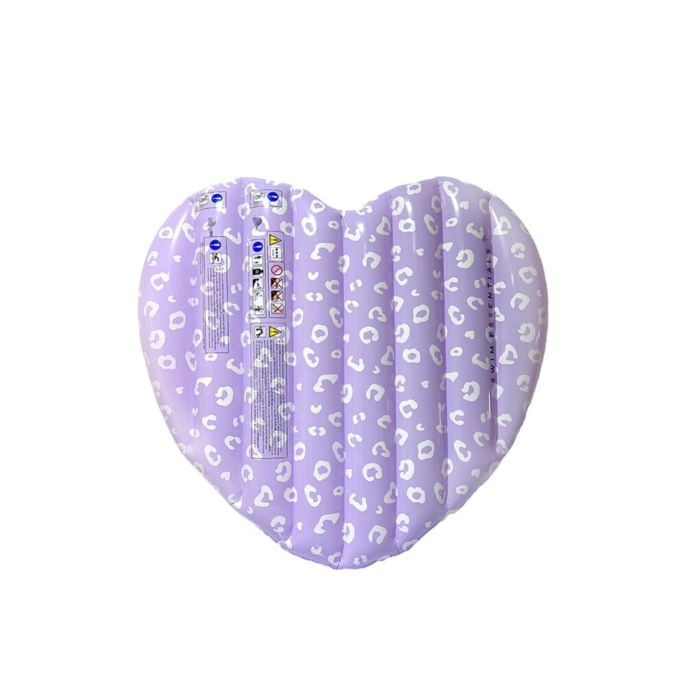 NAFUKOVACÍ SRDCE Leopard Lila 150 cm