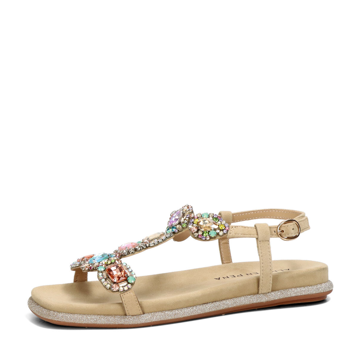 Alma en Pena dámské elegantní sandály - béžovo zlaté - 36