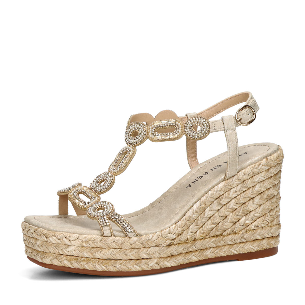 Alma en Pena dámské elegantní sandály - zlaté - 35