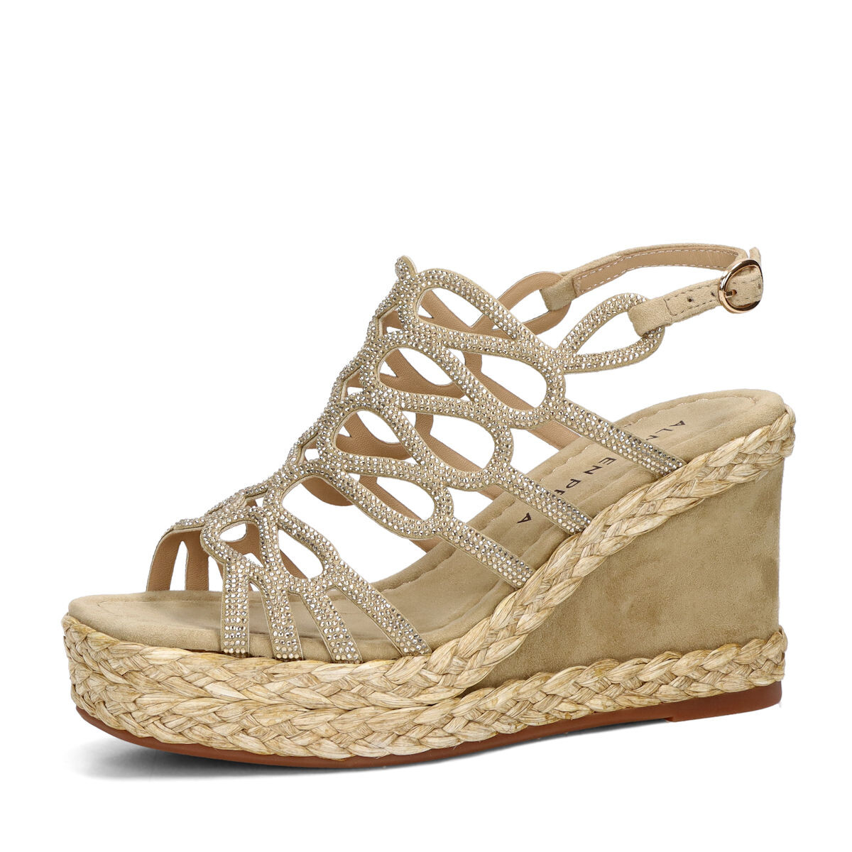 Alma en Pena dámské stylové sandály - béžové - 35