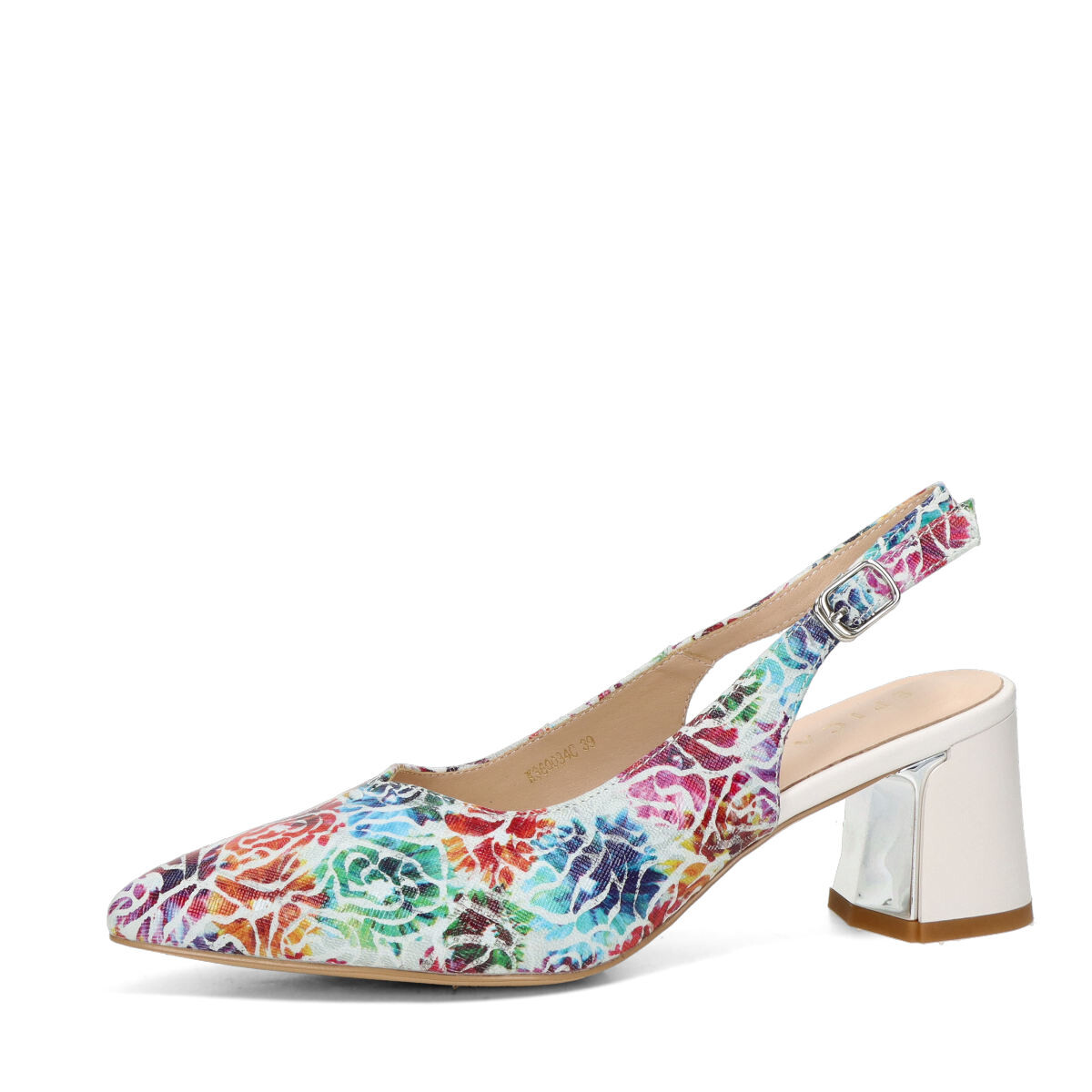 Epica dámské kožené lodičky s otevřenou patou  - vícebarevné - 36