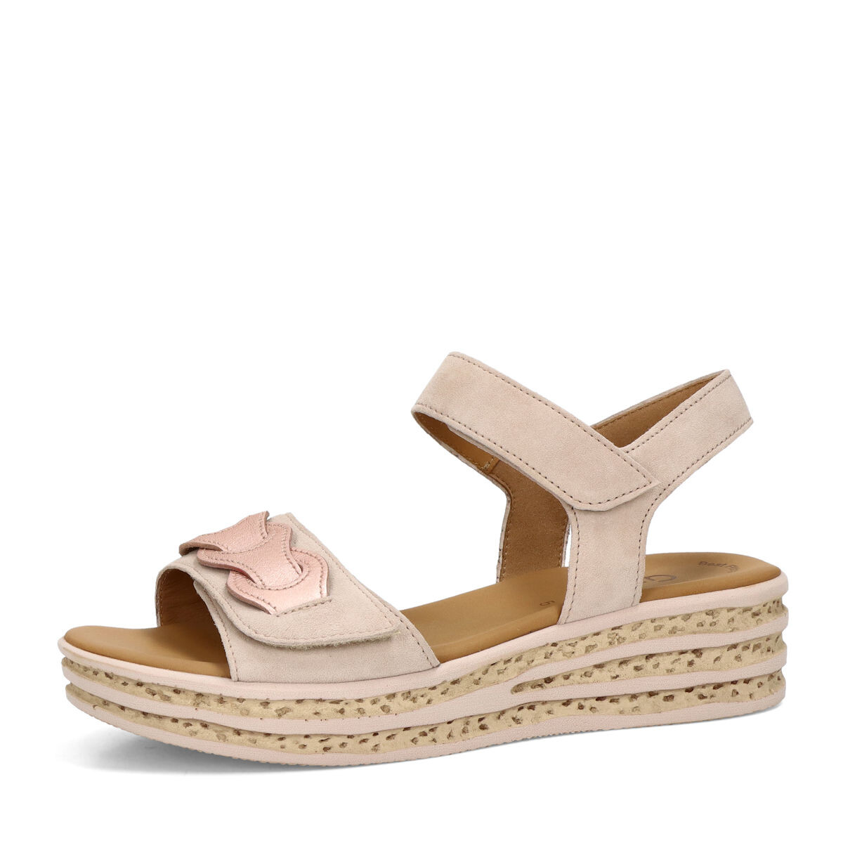 Gabor dámské kožené sandály - světle růžové - 37