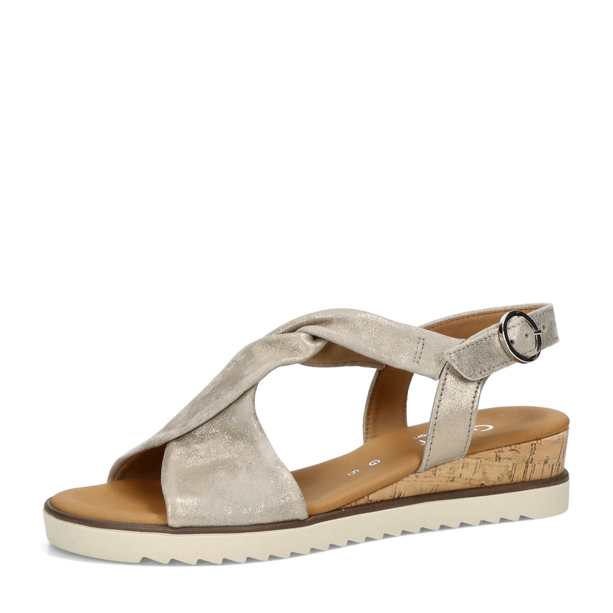 Gabor dámské kožené sandály - šedé - 37