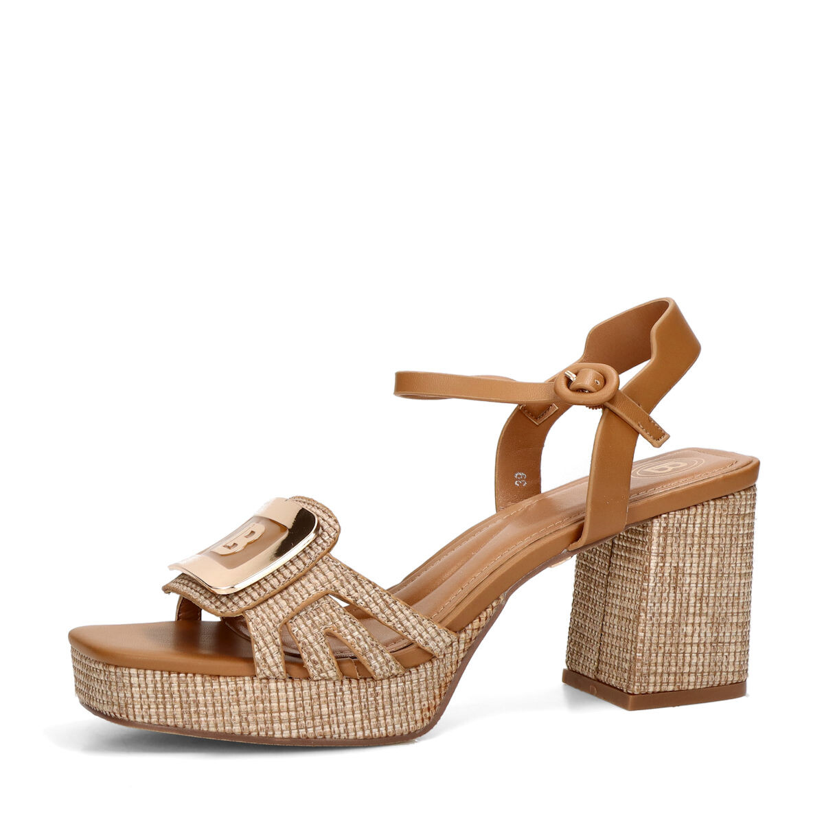 Laura Biagiotti dámské stylové sandály - koňakové - 35