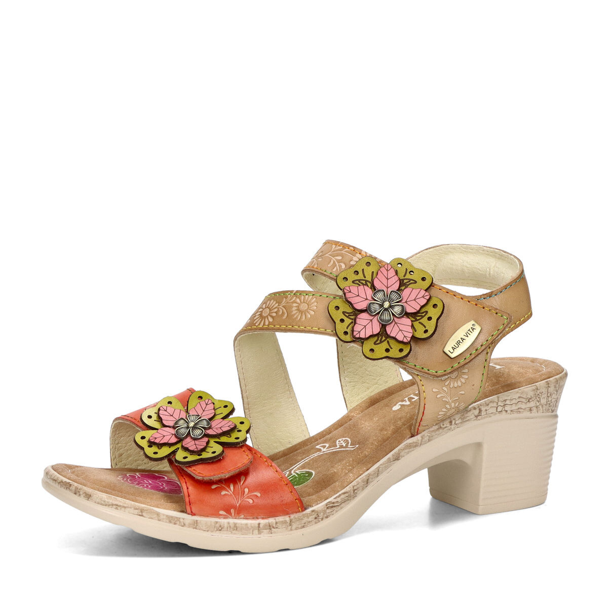 Laura Vita dámské kožené sandály - vícebarevné - 36