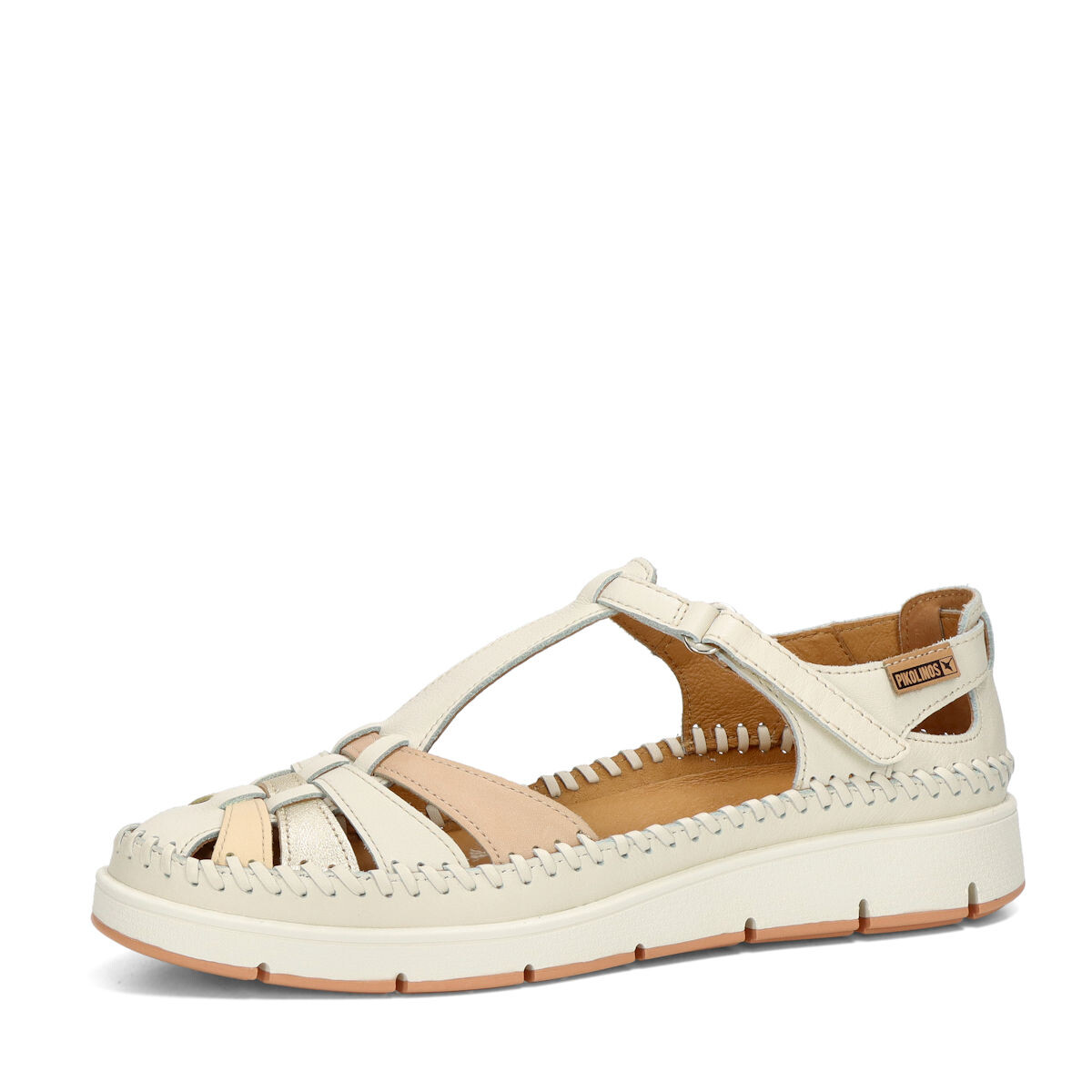 Pikolinos dámské kožené sandály - béžové - 36