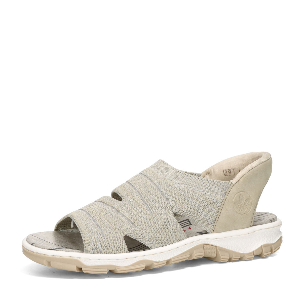 Rieker dámské každodenní sandály - béžové - 36