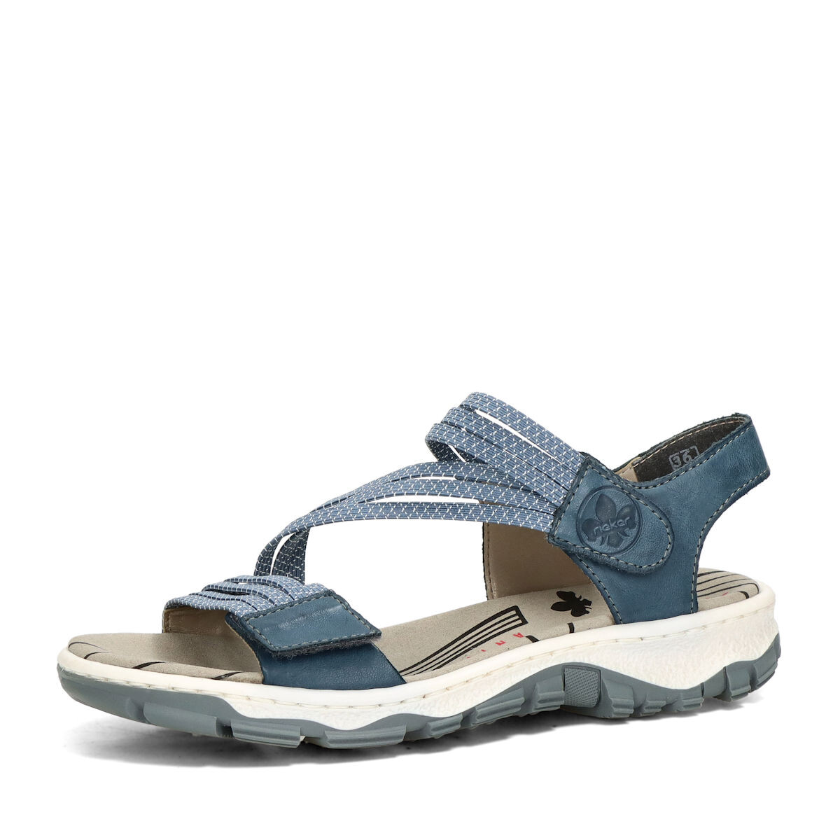 Rieker dámské komfortní sandály - modré - 36