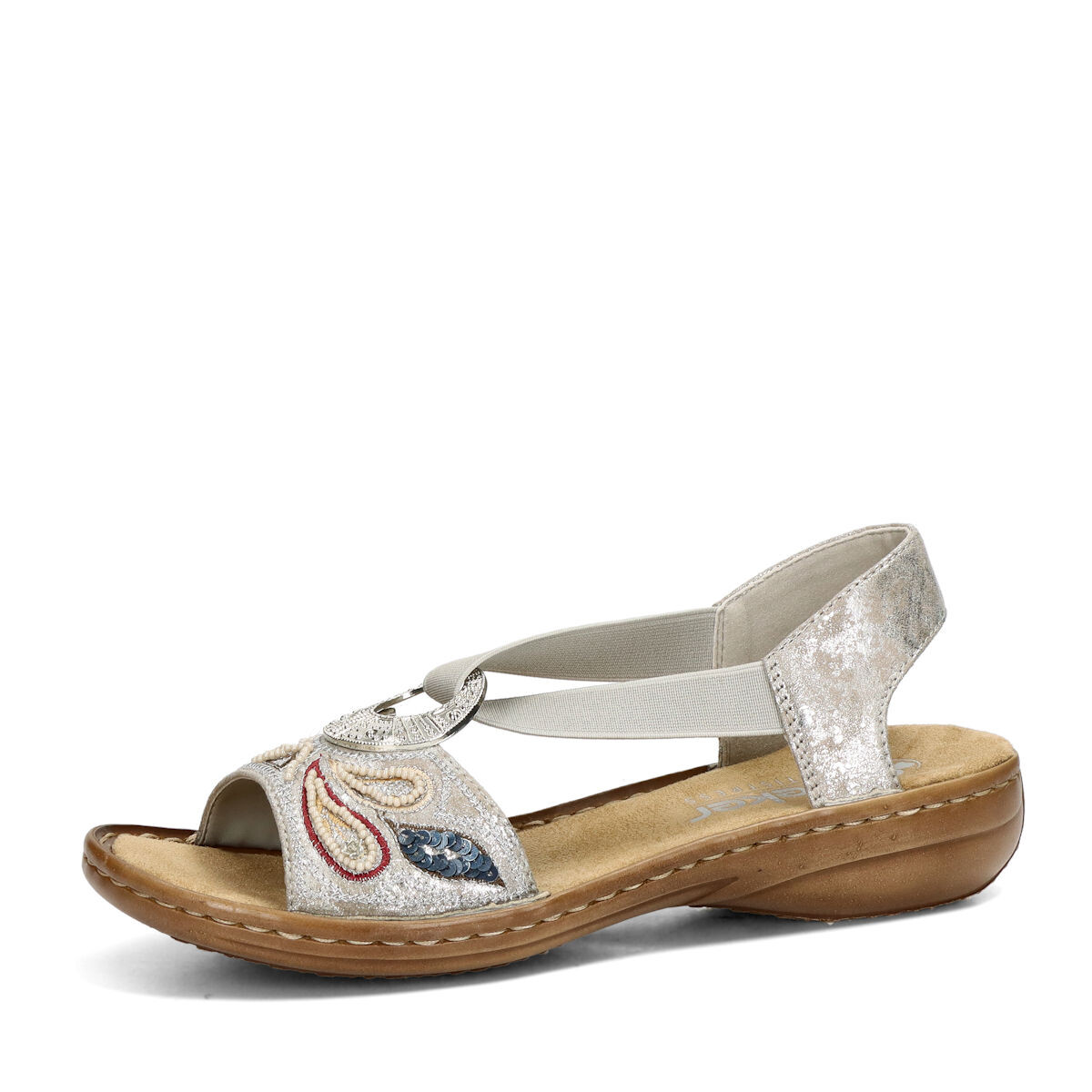 Rieker dámské komfortní sandály - šedé - 36