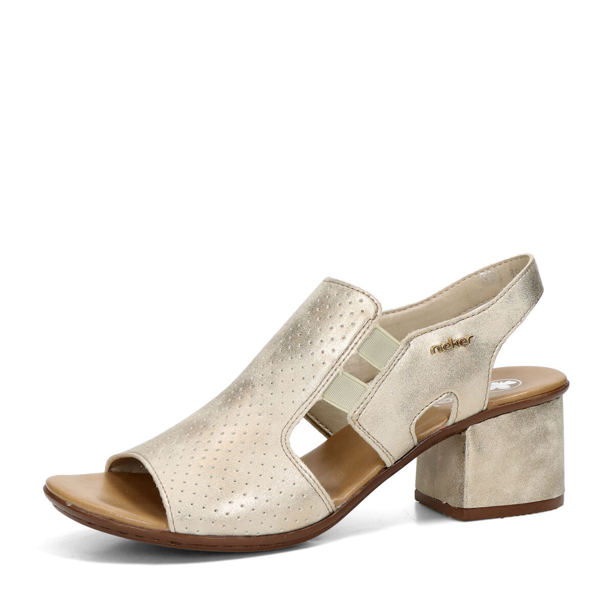 Rieker dámské komfortní sandály - zlaté - 36