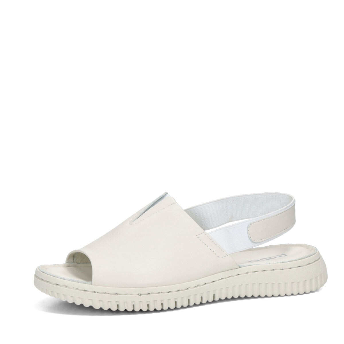 Robel dámské kožené sandály - bledě šedé - 36