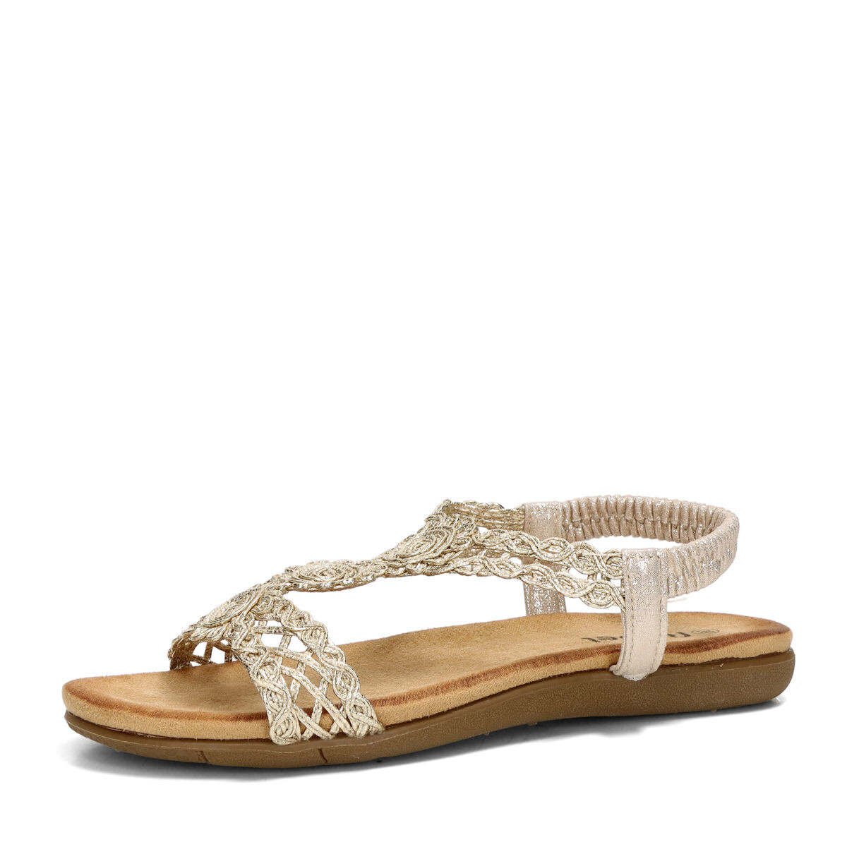 Robel dámské stylové sandály - zlaté - 36