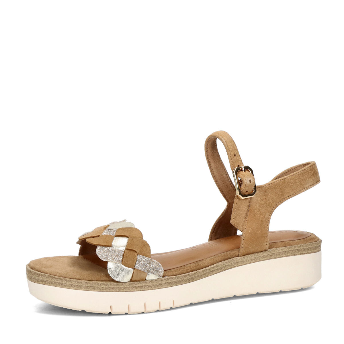 Tamaris dámské komfortní sandály - koňakové - 36