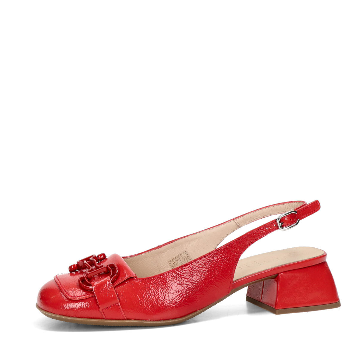 Wonders dámské kožené sandály - červené - 37