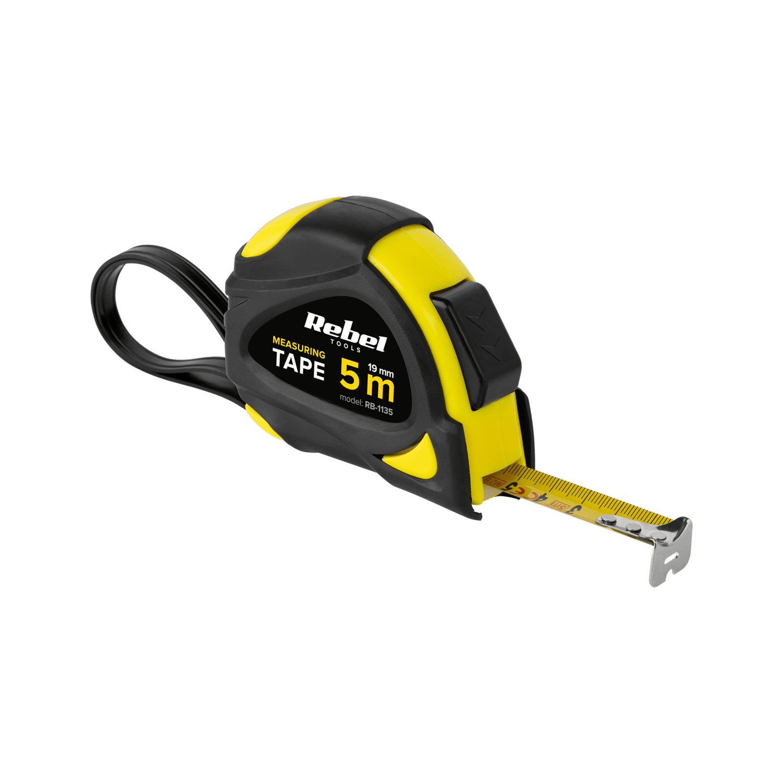 Rebel Ocelový svinovací metr 5 m 19 mm
