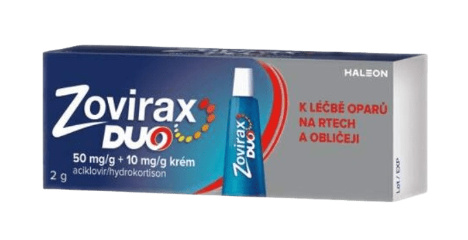 ZOVIRAX DUO 50mg/g+10mg/g krém 2 g