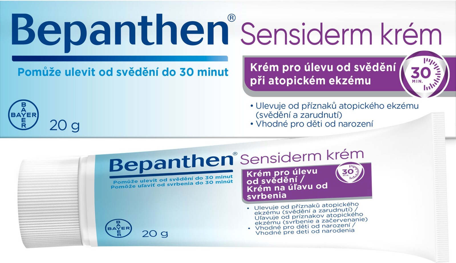 BEPANTHEN Sensiderm Krém 20 g