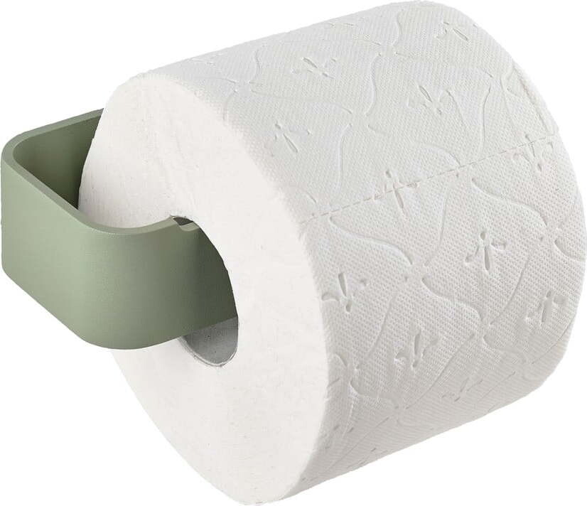 Světle zelený nástěnný kovový držák na toaletní papír Ume – Zone