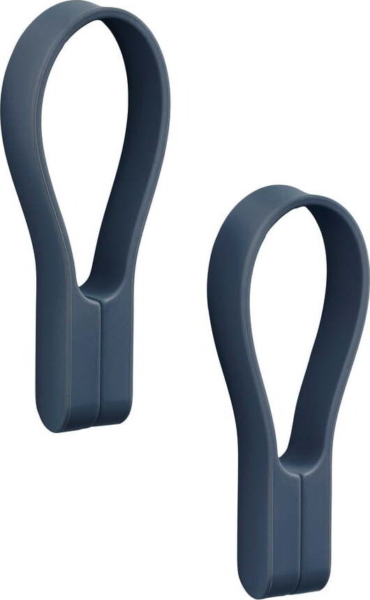 Modré silikonové poutko 2 ks Loop – Zone