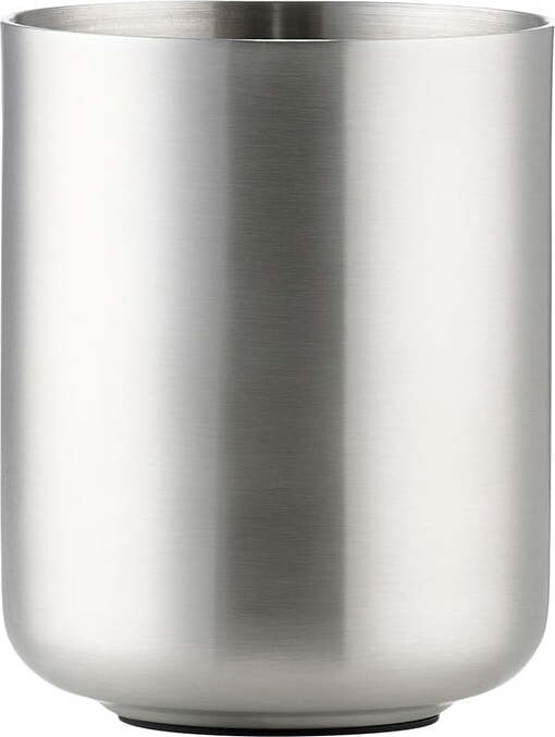 Kelímek na zubní kartáčky z nerezové oceli v matně stříbrné barvě Ume – Zone