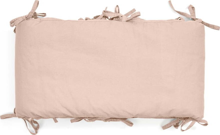 Růžový mantinel do postýlky z Bio bavlny 180 cm Laily – Kave Home