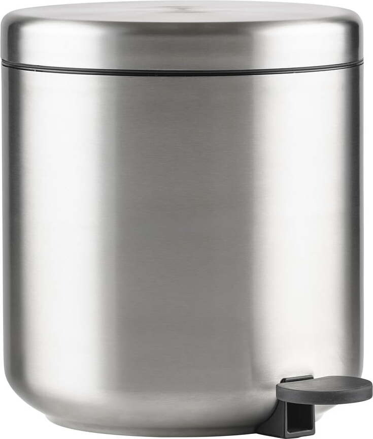 Nášlapný odpadkový koš z nerezové oceli v matně stříbrné barvě 4 l Ume – Zone