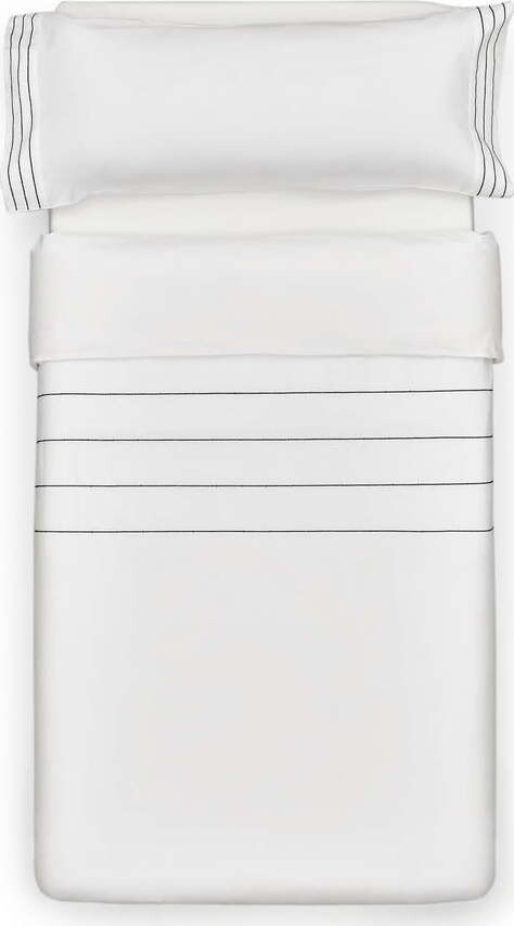 Bílé povlečení na jednolůžko/prodloužené z bavlněného perkálu 150x220 cm Cintia – Kave Home