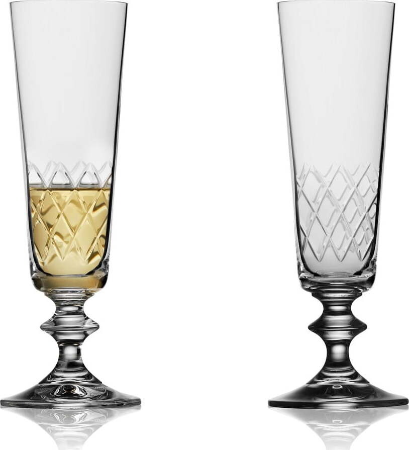 Skleničky v sadě 2 ks na sekt 200 ml Eaton – Lyngby Glas