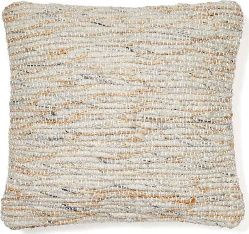 Povlak na polštář s příměsí vlny 45x45 cm Selise – Kave Home