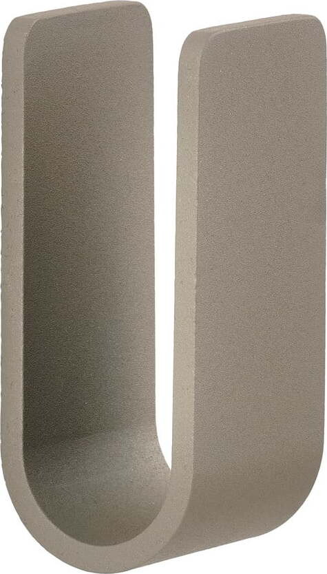 Nástěnný kovový háček taupe Ume – Zone