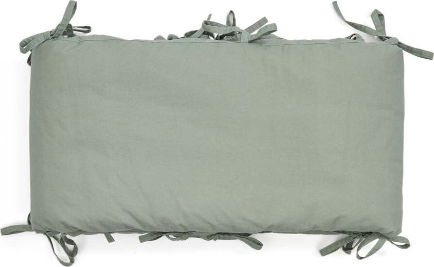 Zelený mantinel do postýlky z Bio bavlny 180 cm Laily – Kave Home