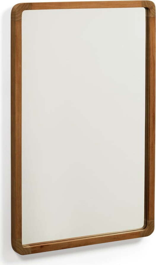 Nástěnné zrcadlo s dřevěným rámem 45x70 cm Shamel – Kave Home