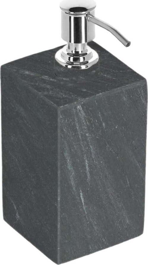 Tmavě šedý mramorový dávkovač mýdla 200 ml Aixa – Kave Home